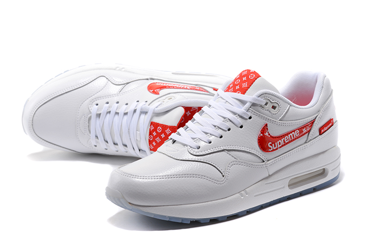 Nike Air Max 1 Air Max Day White Red For Women